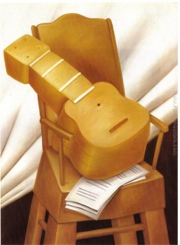Chitarra e sedia