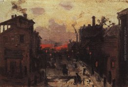 Tramonto al Periferia della città