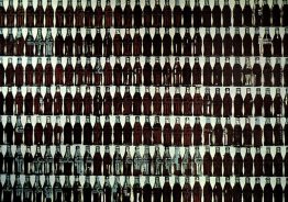 Green Bottles Coca-Cola