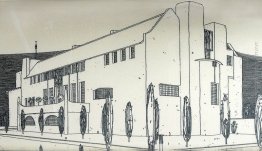 Le dessin de Mackintosh de la 'Casa per un appassionato d'arte'