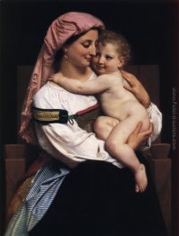 Donna della Cervara e il suo bambino