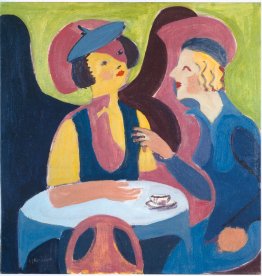 Due donne in un caffè