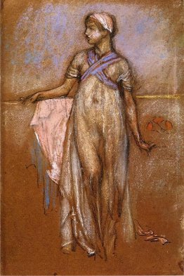 Il greco Slave Girl (o Variazioni di viola e rosa)