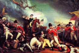 La morte del generale Mercer alla battaglia di Princeton