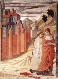 La partenza di San Girolamo di Antiochia