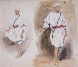Due immagini di un giovane arabo