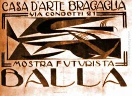 Manifesto per "Casa d'Arte Bragaglia"