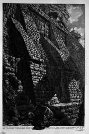 Le antichità romane, t. 4, Piatto X. Spaccato di contrafforti ch
