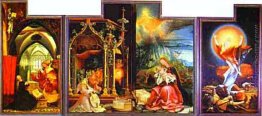 L'Annunciazione; Madonna col Bambino e angeli; La Resurrezione (