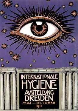 Manifesto per l'Esposizione Internazionale Igiene 1911 a Dresda