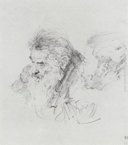 Ivan Shishkin in una riunione dell'Accademia di Belle Arti