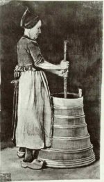 Donna Churning Burro