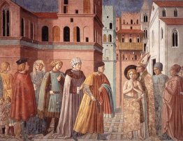 Rinuncia degli averi e il Vescovo di Assisi Abiti San Francesco