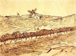 Paesaggio con mulino a vento di Alphonse Daudet