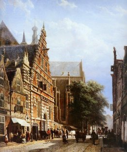 Vleeschhal e Grote Kerk a Haarlem