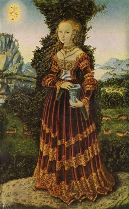 Ritratto di una nobildonna sassone come Maria Maddalena