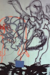 Diario Painting # 28 - Nuvole e 4 Circles (particolare)
