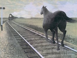 Cavallo e treno