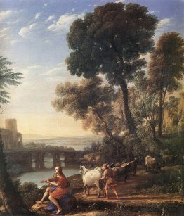 Paesaggio con Apollo guardia le mandrie di Admeto