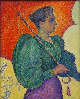 Donna con l'ombrello