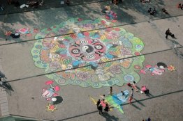 Plazza Beaubourg, Parigi 4 (foto Philippe Bonan)