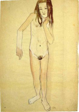 Nude Girl Standing