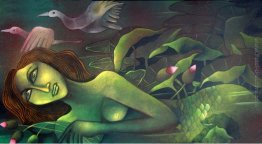 Mermaid in Lotus Pond III