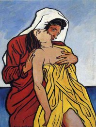L'uomo e la donna in riva al mare