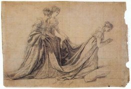 L'imperatrice Giuseppina ginocchio con Madame de la Rochefoucaul