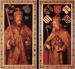 Imperatore Carlo Magno e l'imperatore Sigismondo