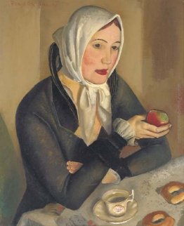 Donna con la mela