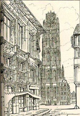 La cattedrale di Rouen Spire