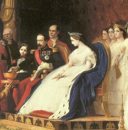 Napoleone III, Eugenia e il loro figlio in adozione Ambassadors