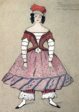 Ballerina. Costumi per Tamara Karsavina