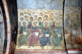 Il Giudizio Universale: Angeli e apostoli