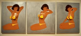 Triptych (Beach Girl)
