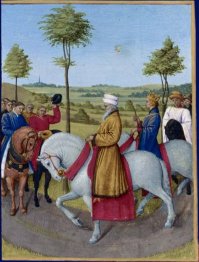 L'imperatore Carlo IV e dignitari di Parigi