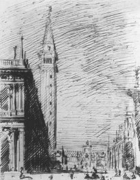 La Piazzetta Guardando verso la Torre dell'Orologio