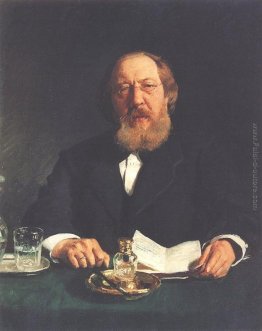 Ritratto di poeta e slavofila Ivan Sergeevic Aksakov
