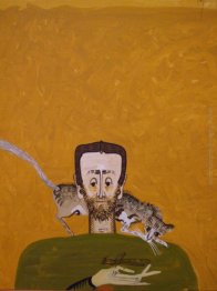 L'uomo con il gatto e Dragonfly