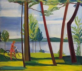 Maine, Ragazza con la bicicletta II