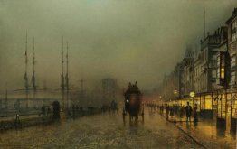 Sabato sera, sul Clyde a Glasgow