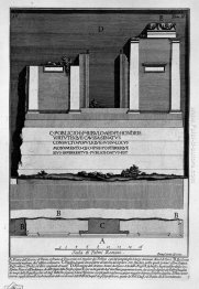 Le antichità romane, t. 2, Piatto IV. Piano ed elevazione del `s
