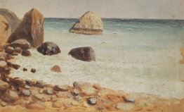 Spiaggia rocciosa. Crimea