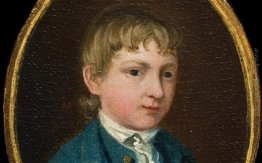 Il ritratto in miniatura di un giovane ragazzo (presunto autorit