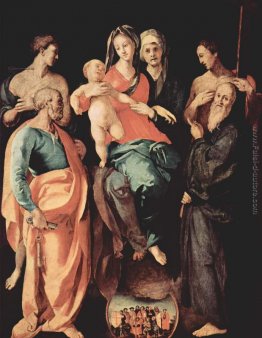 Madonna con Sant'Anna, San Sebastiano, San Pietro, San Benedetto