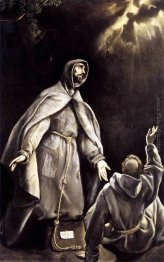 La visione di San Francesco della torcia fiammeggiante