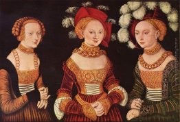 Tre principesse di Sassonia, Sibylla, Emilia e Sidonia, figlie d
