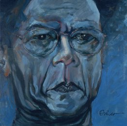 Auto Retrato en azul (autoritratto in blu)