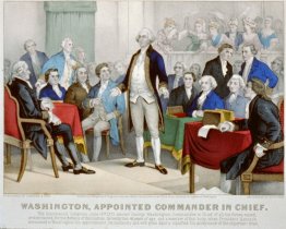George Washington dopo la sua nomina a comandante in capo dell'e